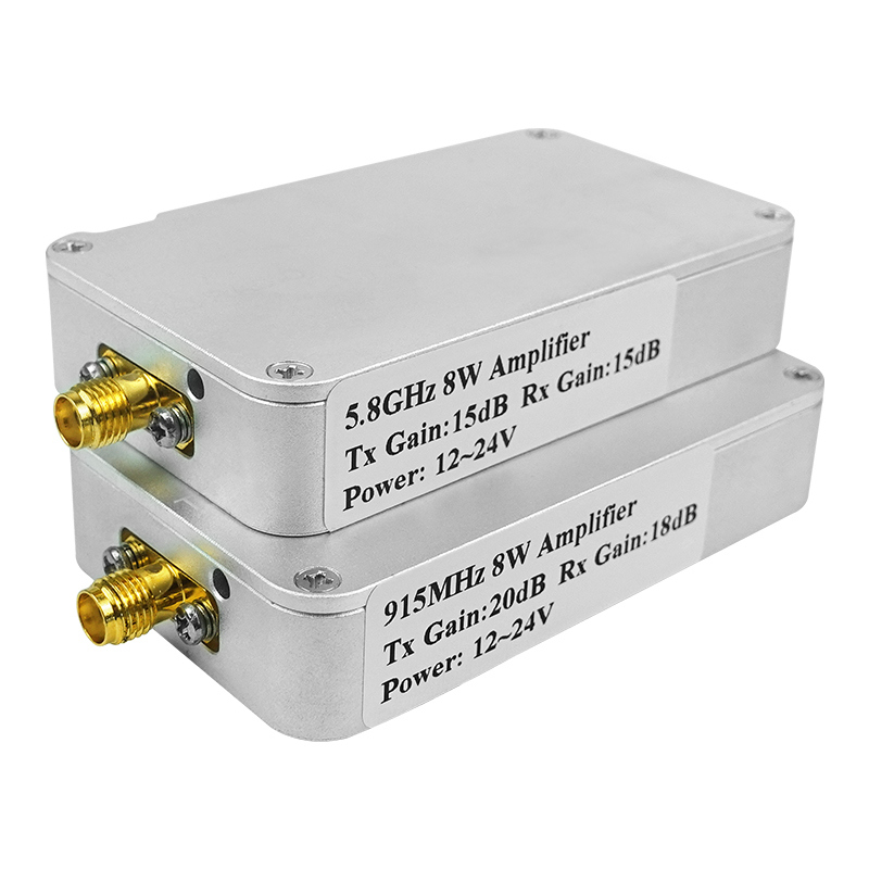 Customized 5W 8W 10W 2.4ghz 5.2ghz 5.8ghz  Bidirectional amplifier  wireless module  for drone signal booster extender