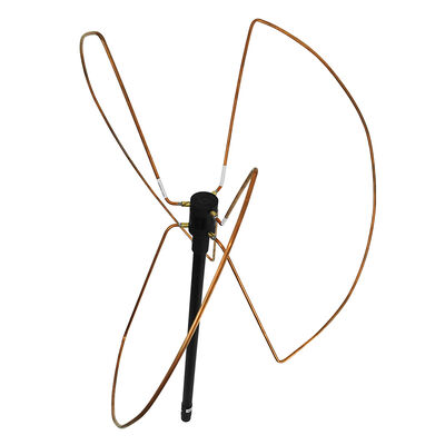 Perisai sinyal GNSS drone N-male 300W 2.4ghz 5.8ghz daya tinggi yang disesuaikan dengan antena cloverleaf empat daun