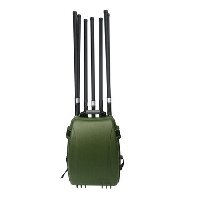 Jarak Jauh 14 Antena Wireless Signal Jammer Aluminium Alloy Shell Warna Hitam