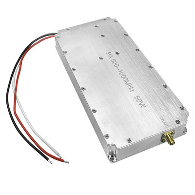 Aluminium outshell 500-1000MHz 50W broadband RF power amplifier untuk stasiun dasar sinyal nirkabel