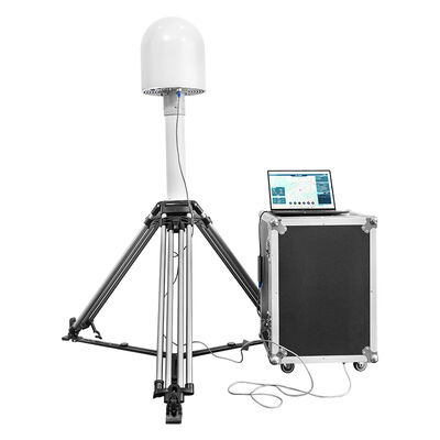 Detektor drone yang dapat disesuaikan perangkat lunak, tetap dengan braket pita 700-6300MHz