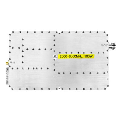 Penguat daya RF 100W GPS Drone FPV UAV pita lebar 2000-6000MHz