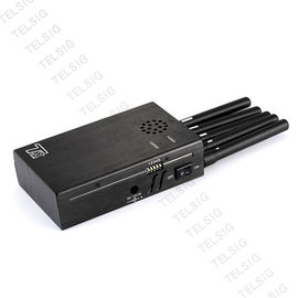 Jammer Sinyal Ponsel Ringan Portabel 5 Antena Untuk GPS / 2G / 3G / 4G
