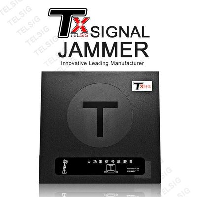 10 - 30m 80W Jammer Sinyal Ponsel Alluminum Alloy Di Luar Marterial