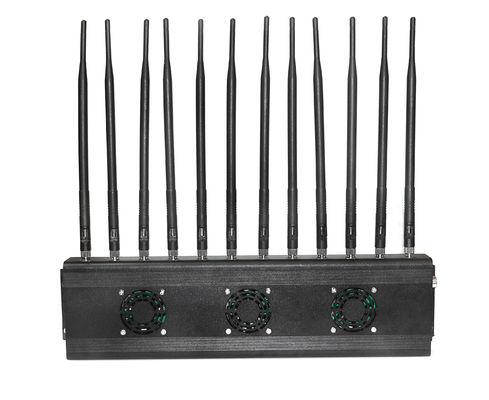 Desktop 10-50M Antena Ponsel Signal Jammer Untuk SPBU