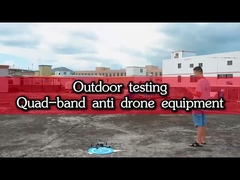 4 saluran 360° rentang penuh 1,5 km RF bentuk rumah pegangan magnetik FPV jammer untuk mobil mount